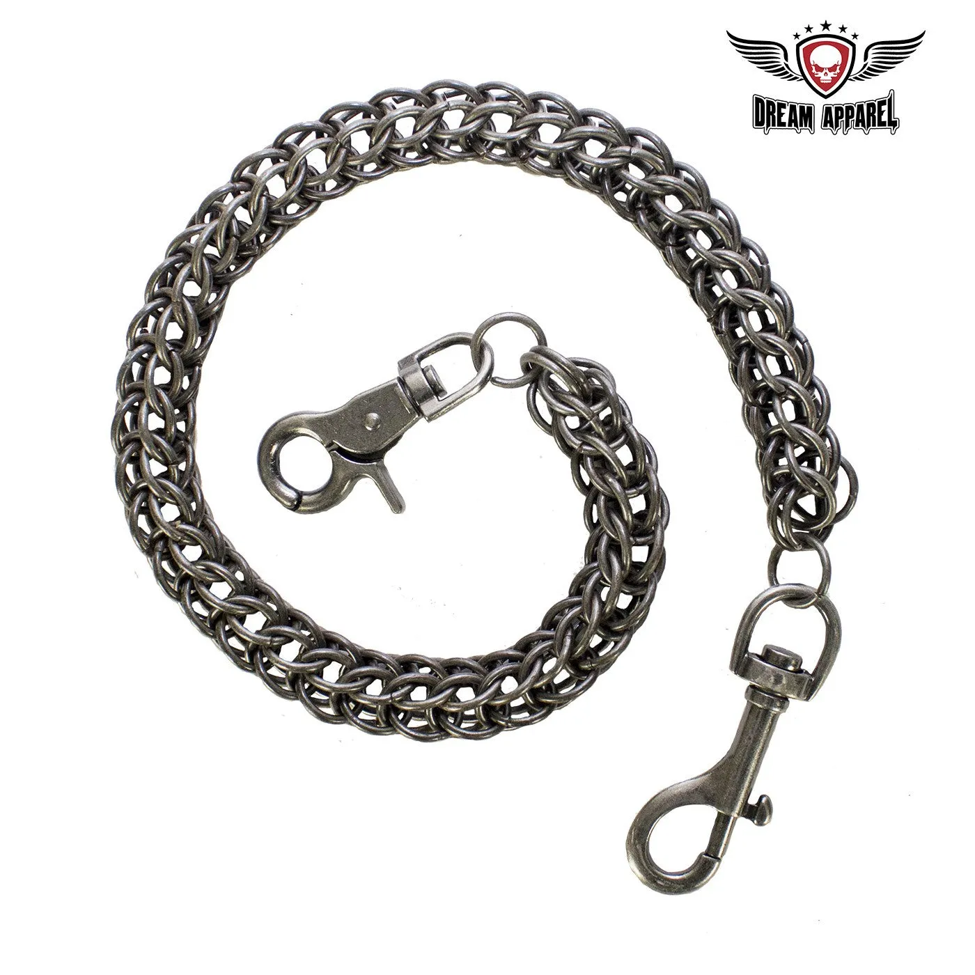 16" Gun Metal Biker Chain