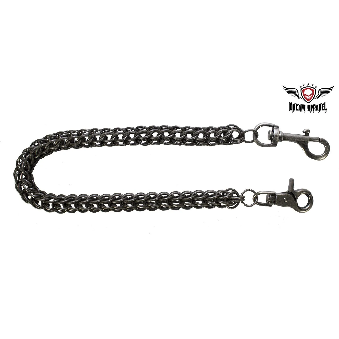 16" Gun Metal Biker Chain