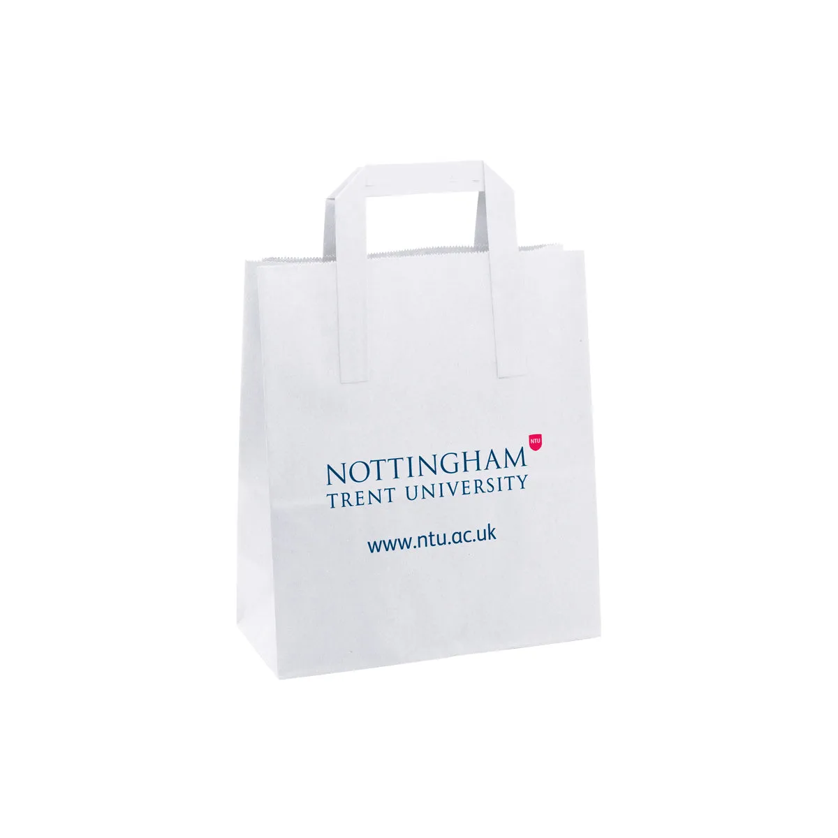 175x90x225mm White Taped Digital Printed Carrier Bags