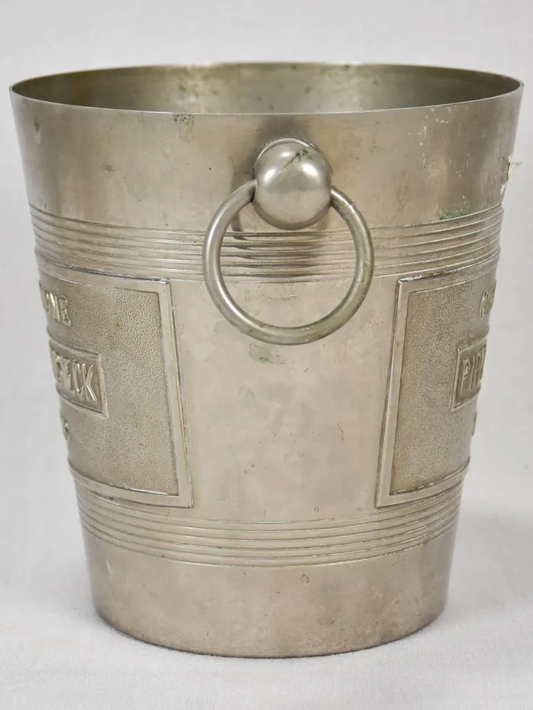 1930s Piper-Heidsieck champagne bucket 9½"