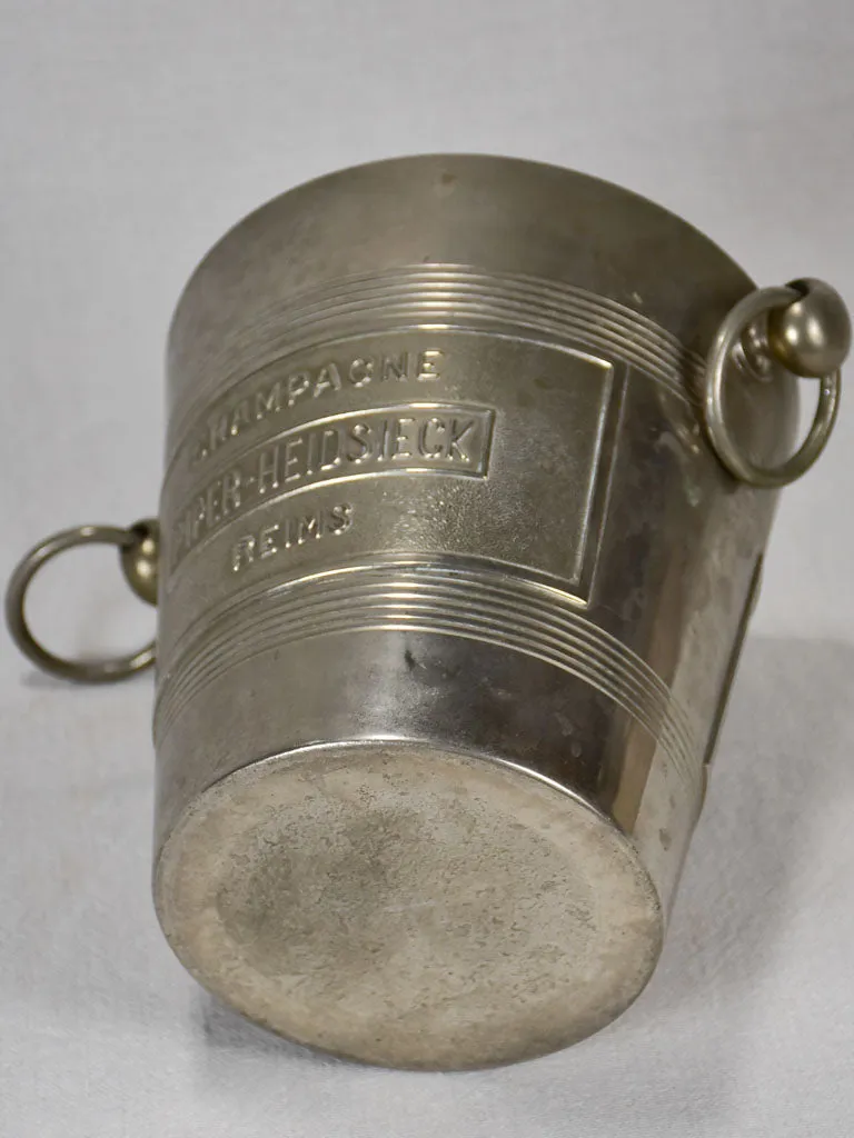 1930s Piper-Heidsieck champagne bucket 9½"