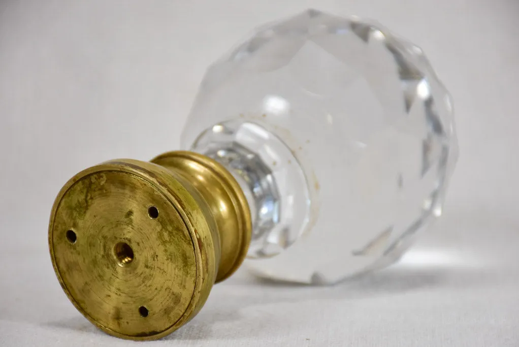 19th century crystal balustrade ball