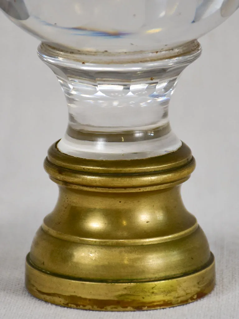 19th century crystal balustrade ball