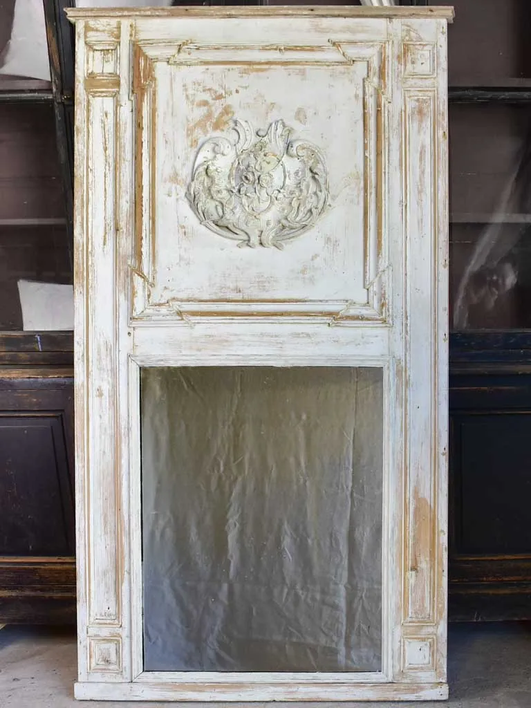 19th Century French trumeau mirror 41" x 74½"