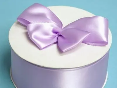 50 Yards 2" DIY Lavender Satin Ribbon Wedding Party Dress Favor Gift Craft