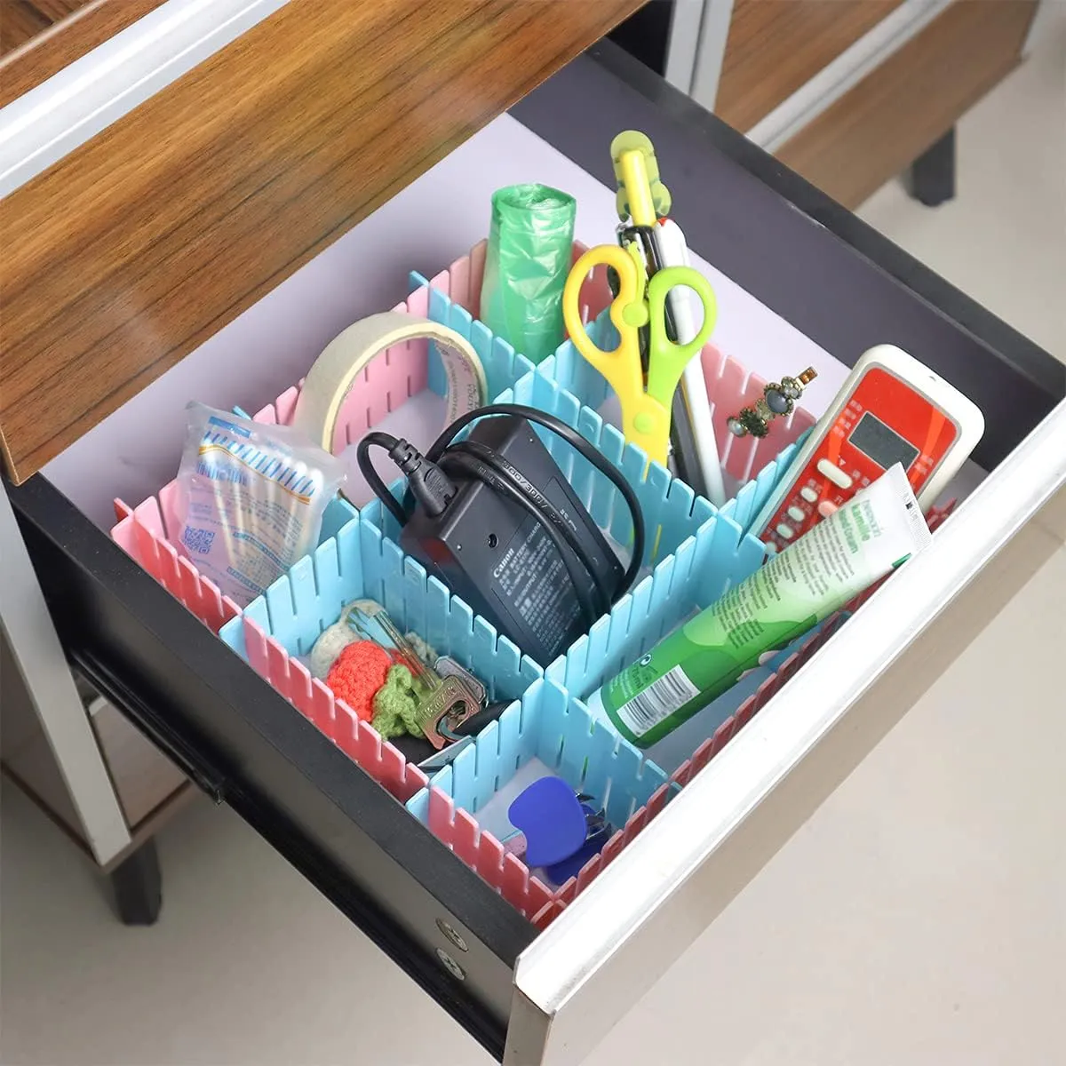 8 PCS Drawer Organizer Grid Dividers