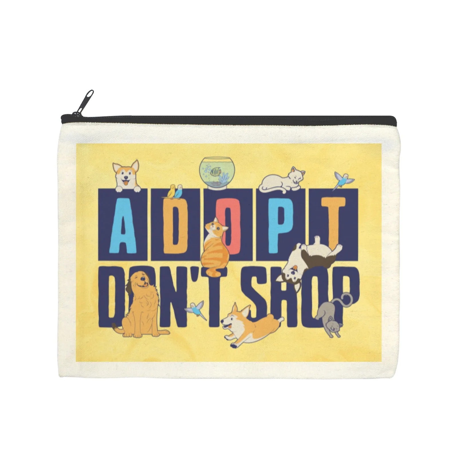 Adopt Don't Shop Cosmetic Bag