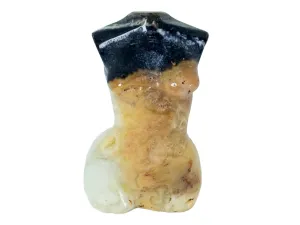 Agate Crystal Lady Body Carving