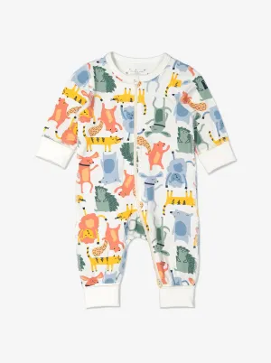 Animal Print Kids Sleepsuit