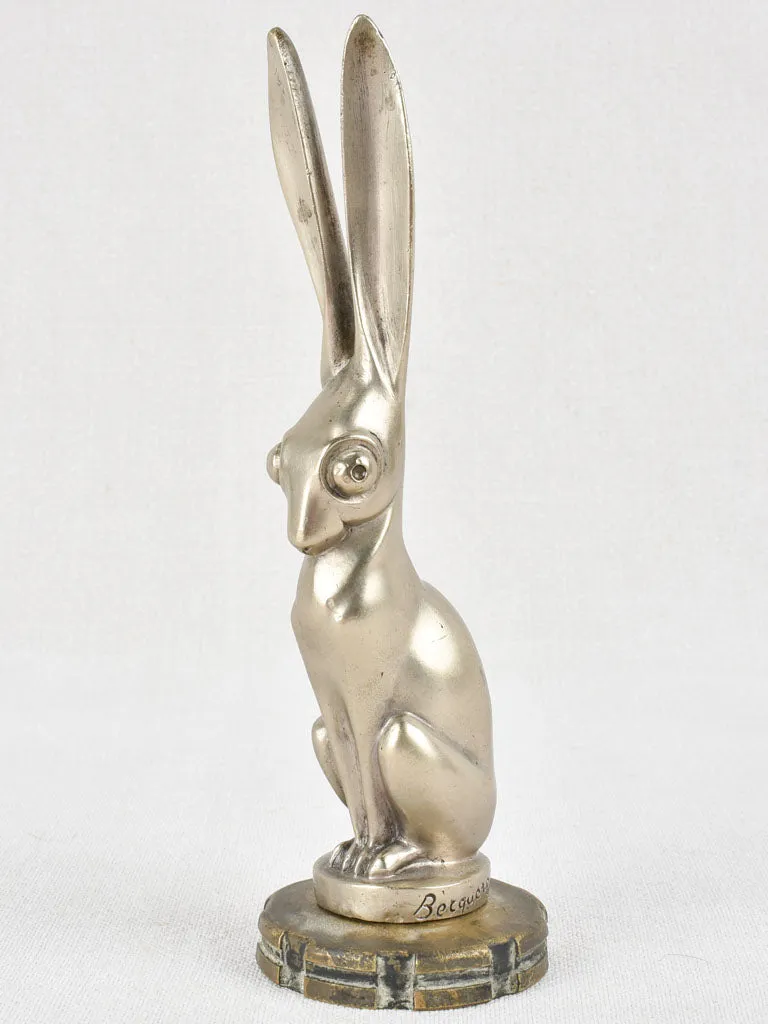 Art Deco Becquerel car mascot - hare 8¼"