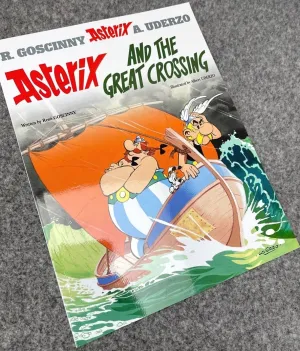 Asterix & Great Crossing - 2000s Orion/Sphere UK Edition Paperback Book EO Uderzo