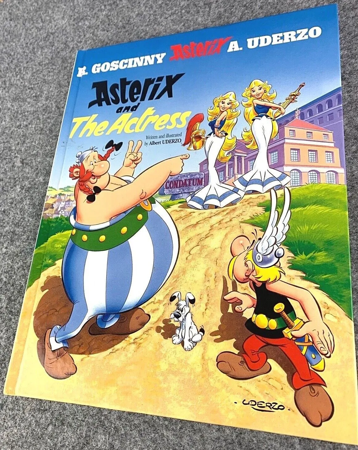 Asterix & the Actress - 2001 Orion 1st UK Edition Hardback Comic Book EO by Uderzo