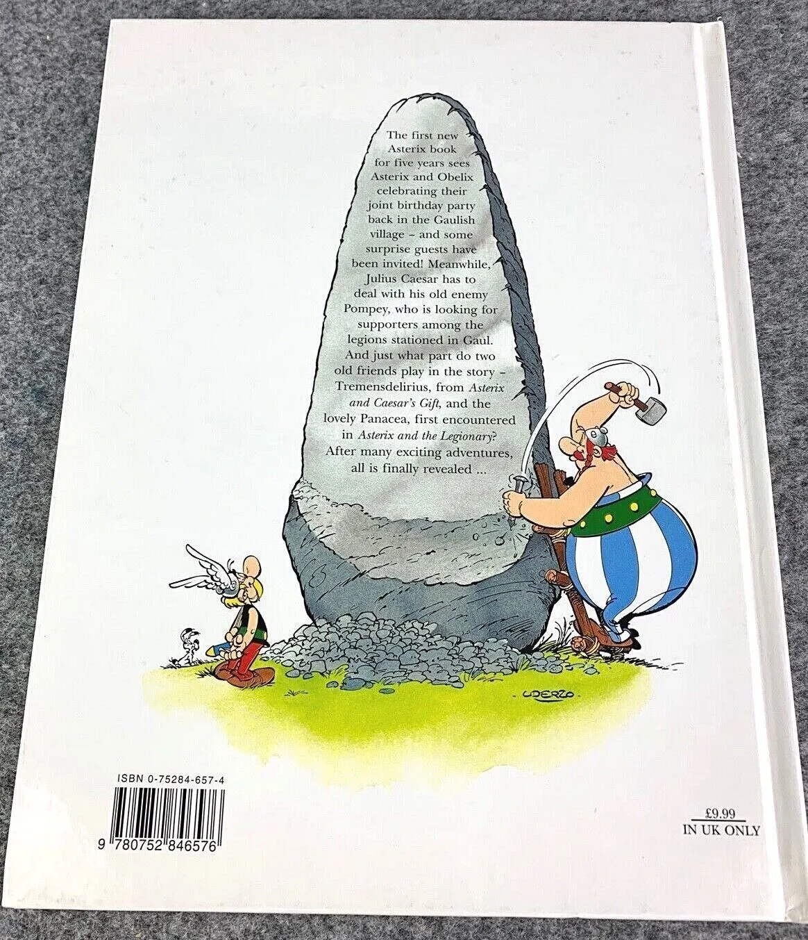 Asterix & the Actress - 2001 Orion 1st UK Edition Hardback Comic Book EO by Uderzo