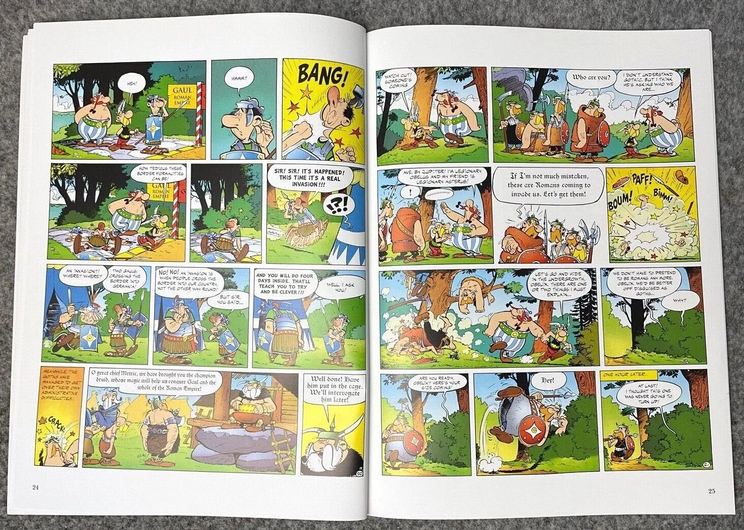 Asterix & The Goths - 2000s Orion/Sphere UK Edition Paperback Book EO Uderzo