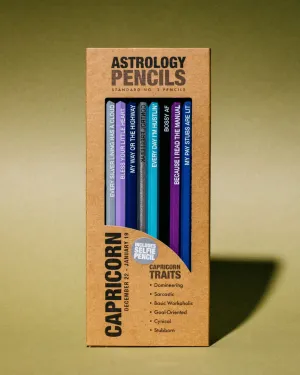 Astrology Pencils - Capricorn