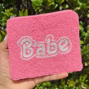 Babe Beaded Coin Purse