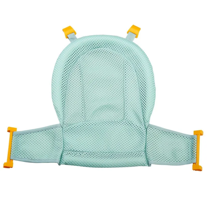 Baby Bath Seat Support Mat Foldable Baby Bath Tub Pad & Chair Newborn Bathtub Pillow Infant Anti-Slip Soft Comfort Body Cushion