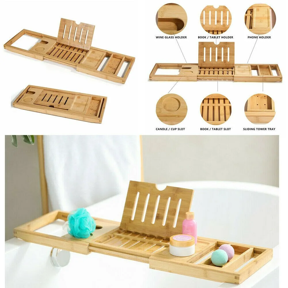 Bamboo Bathtub Tray