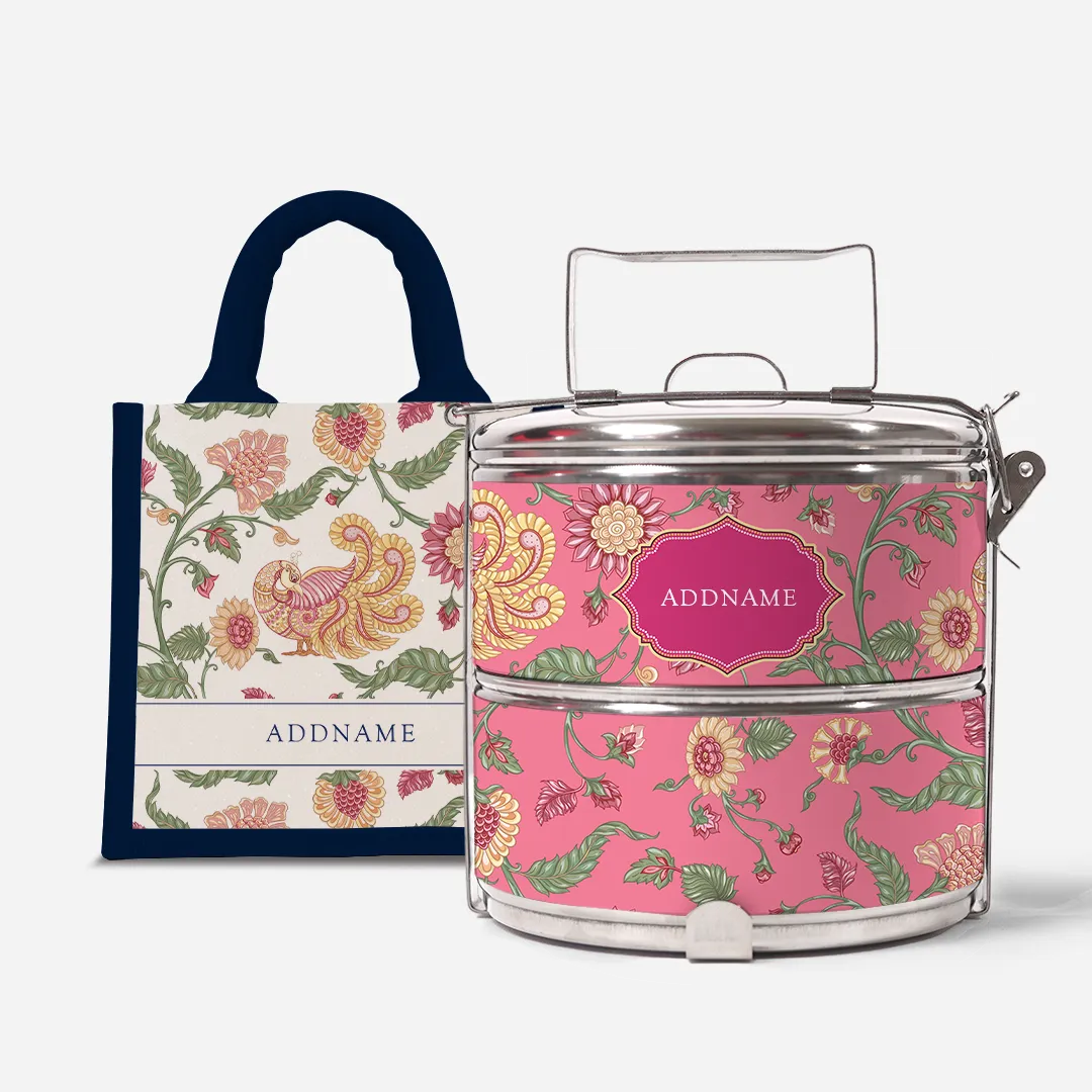 Batik Series - Cempaka Two-Tier Tiffin Carrier