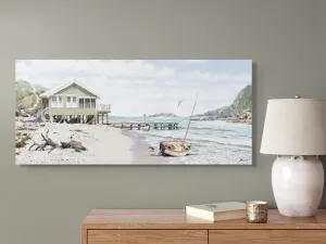 Bay Retreat Canvas Richard MacNeil Free, Next Day Delivery**