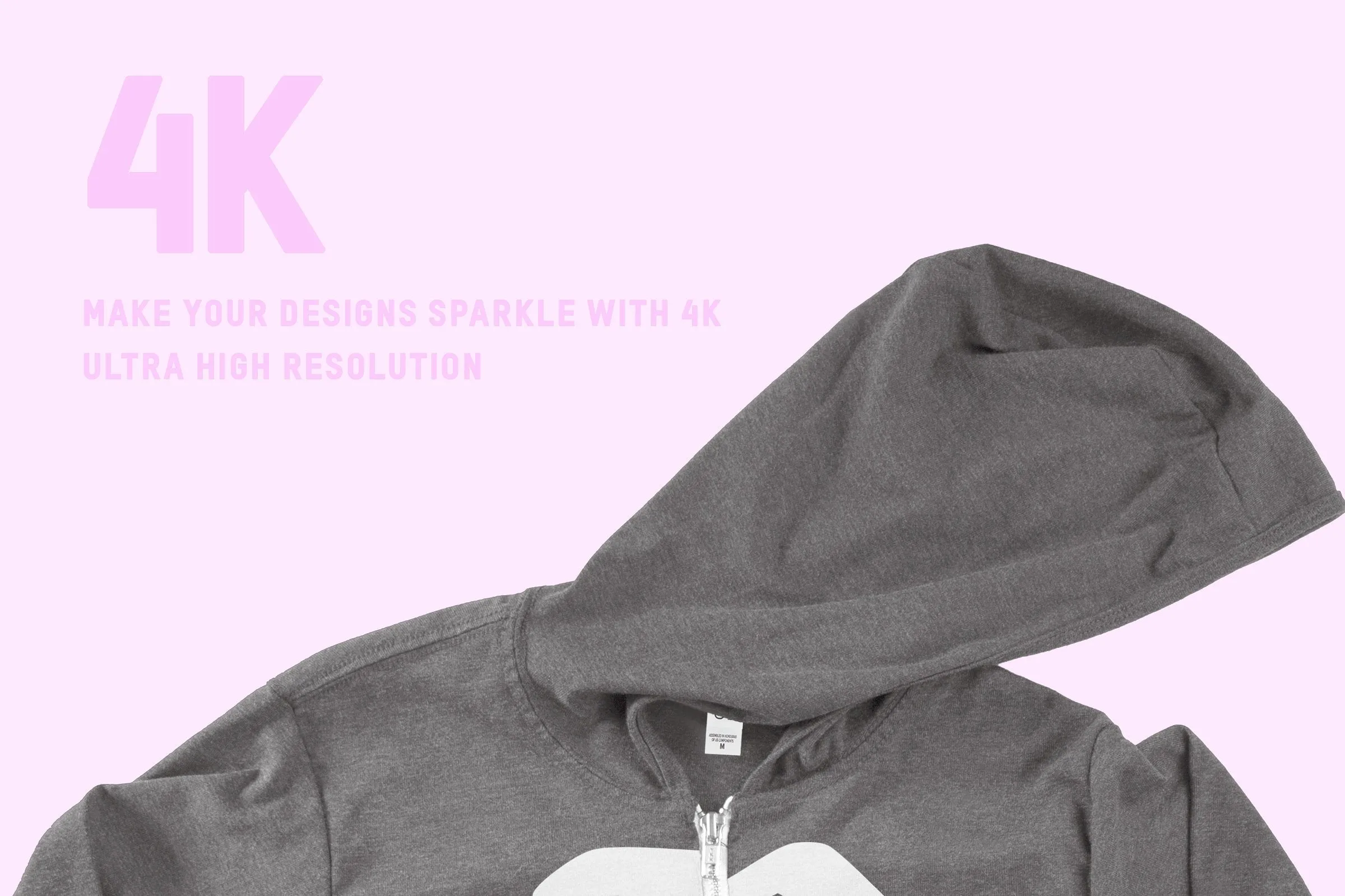 Bella   Canvas 3939 Zip-Up Hoodie Mockups