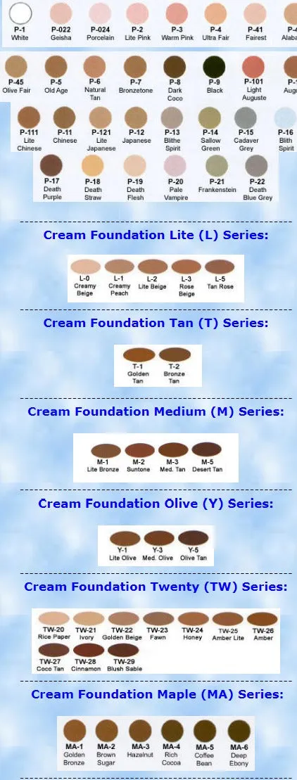 Ben Nye Cream Foundation Makeup