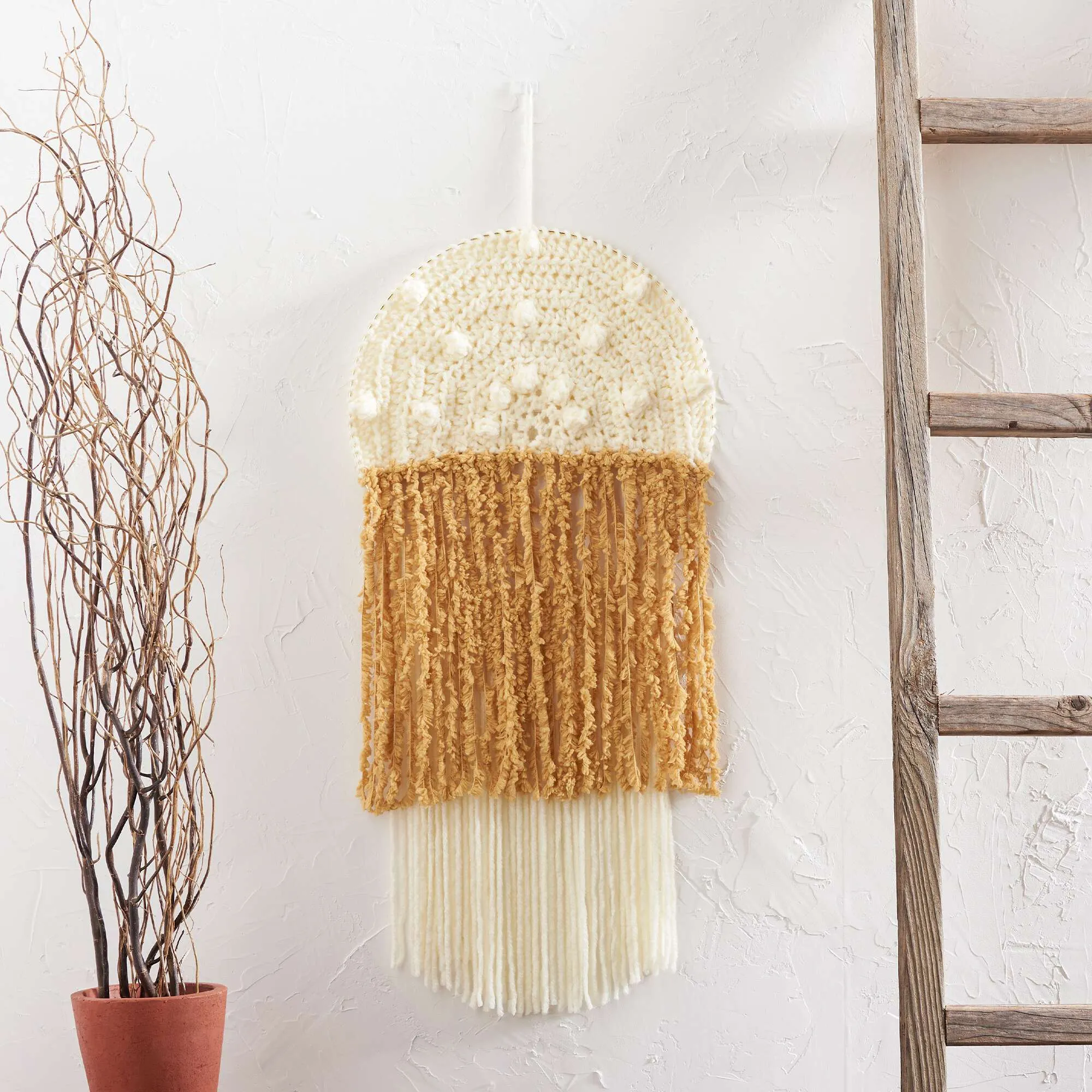 Bernat Knit Texture On Texture Wall Hanging