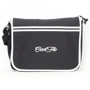 Black & White Retro Messenger Bag