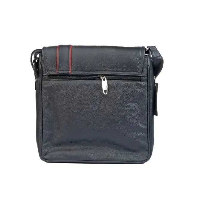 Black Rumble Crossbody Messenger Bag