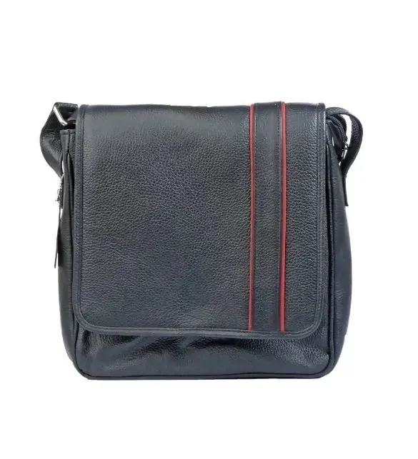 Black Rumble Crossbody Messenger Bag