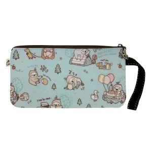 Blue Sloth Long Coin Purse