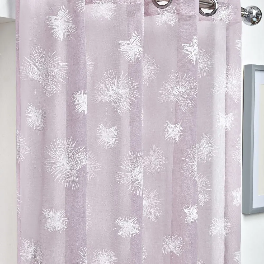 Blush Pink Whisper Eyelet Voile Panel