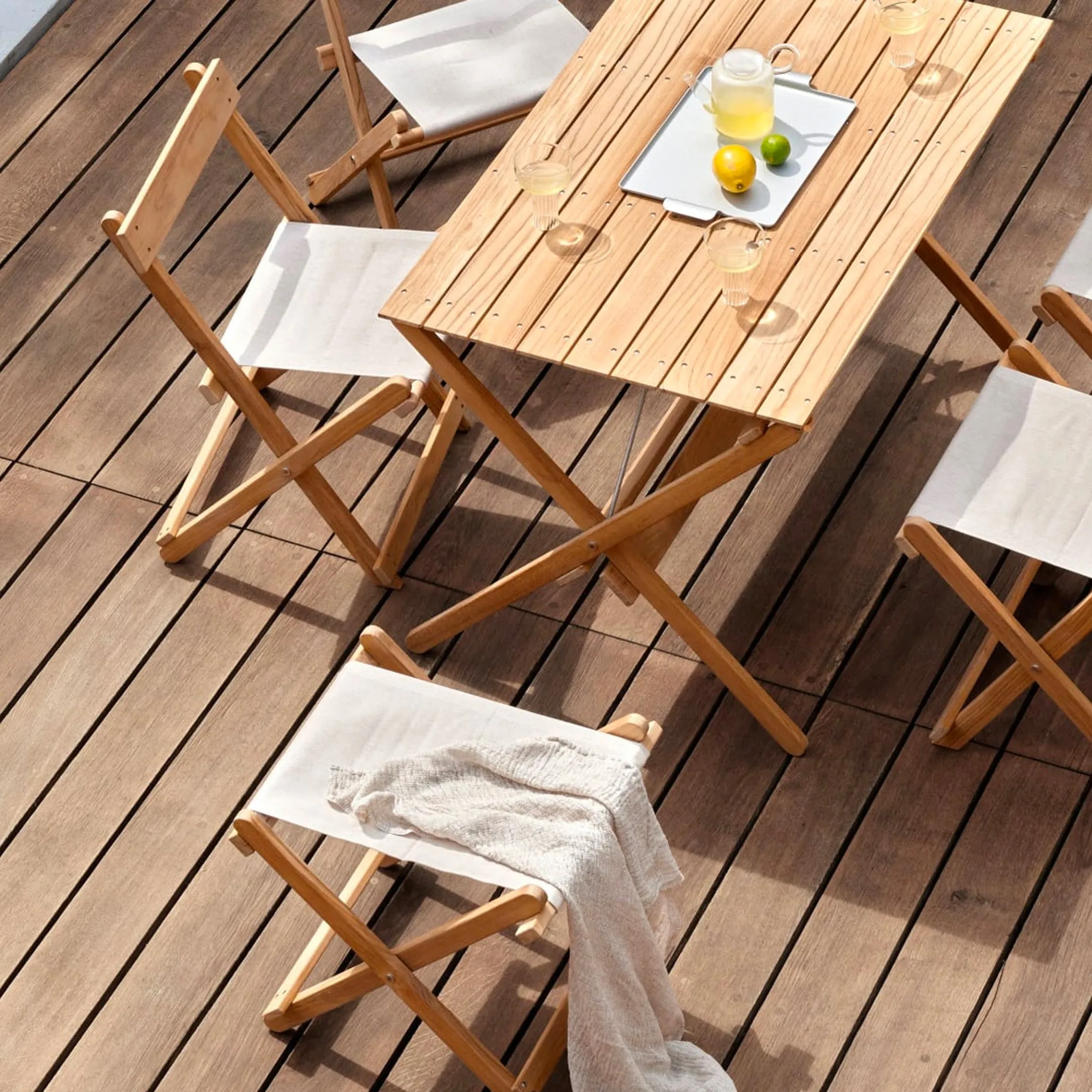 BM4570 Outdoor Folding Dining Chair by Børge Mogensen