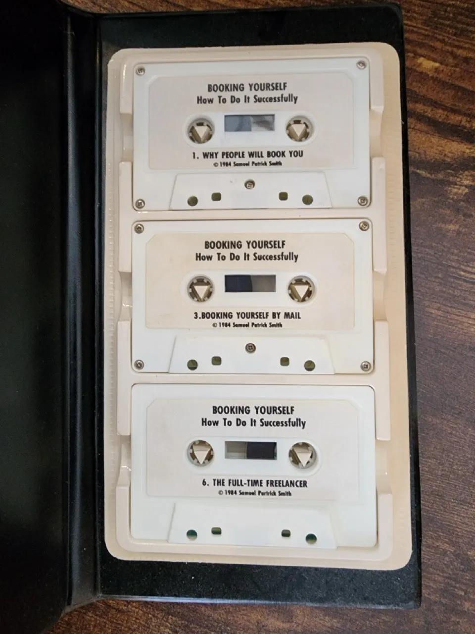 Booking Yourself/ Make it Happen - Samuel Patrick Smith (Cassette tapes)