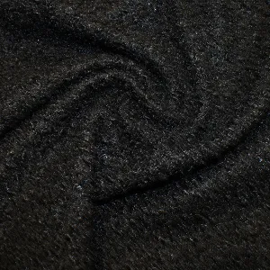 Boucle - Black - £14.50 Per Metre - Sold By Half Metre