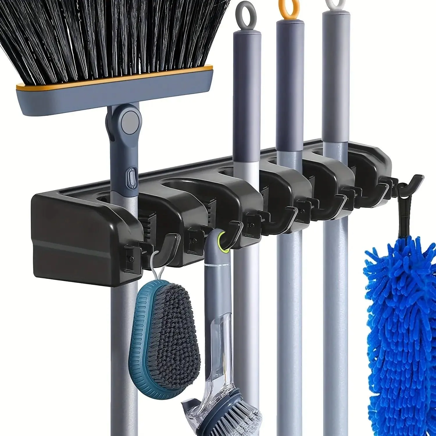 Broom and Mop Organizer Shelf: Efficient Home Organization Solution