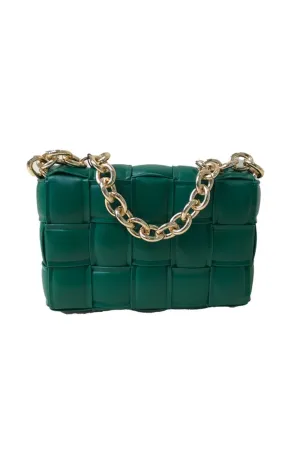 Buy Me Fur - Green Vegan Leather Hand Made Millie Cross Body Bag