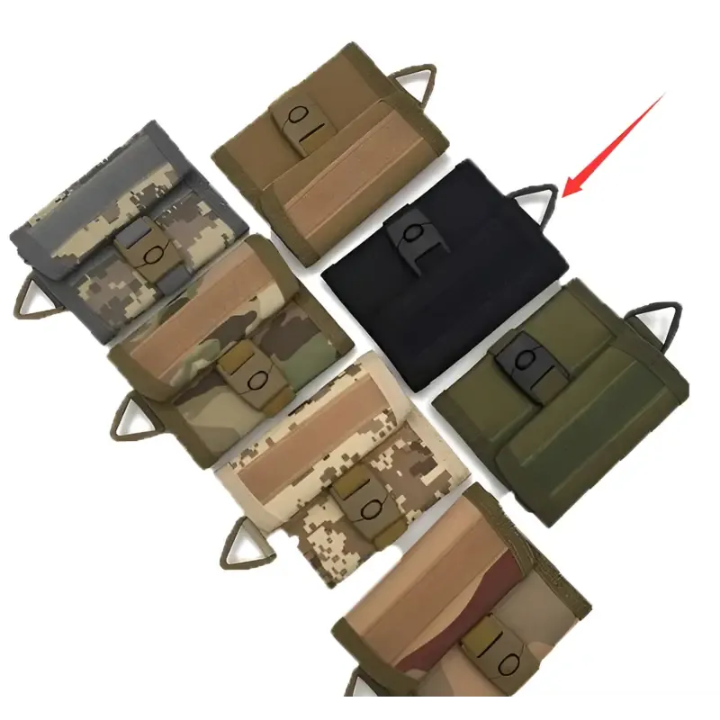 Camouflage Wallet with Key Pendant Bag Function