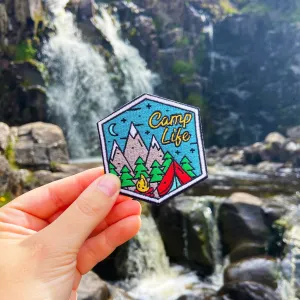 Camp Life Iron-On Patch