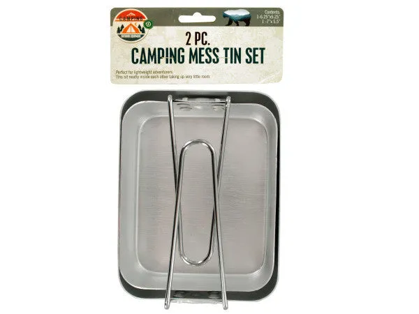 Camping Mess Tin Set: Case of 6