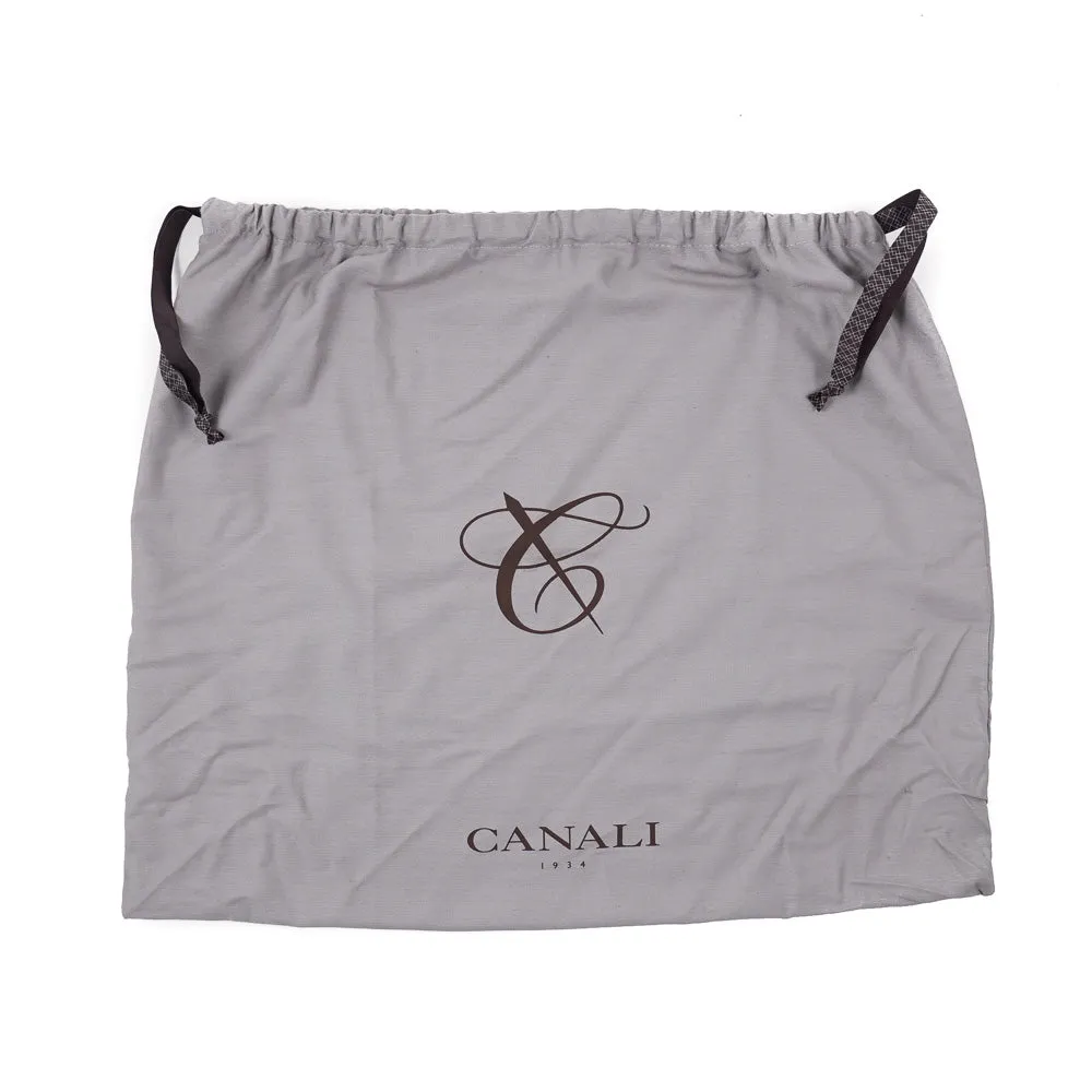 Canali Nylon and Leather Shoulder Bag