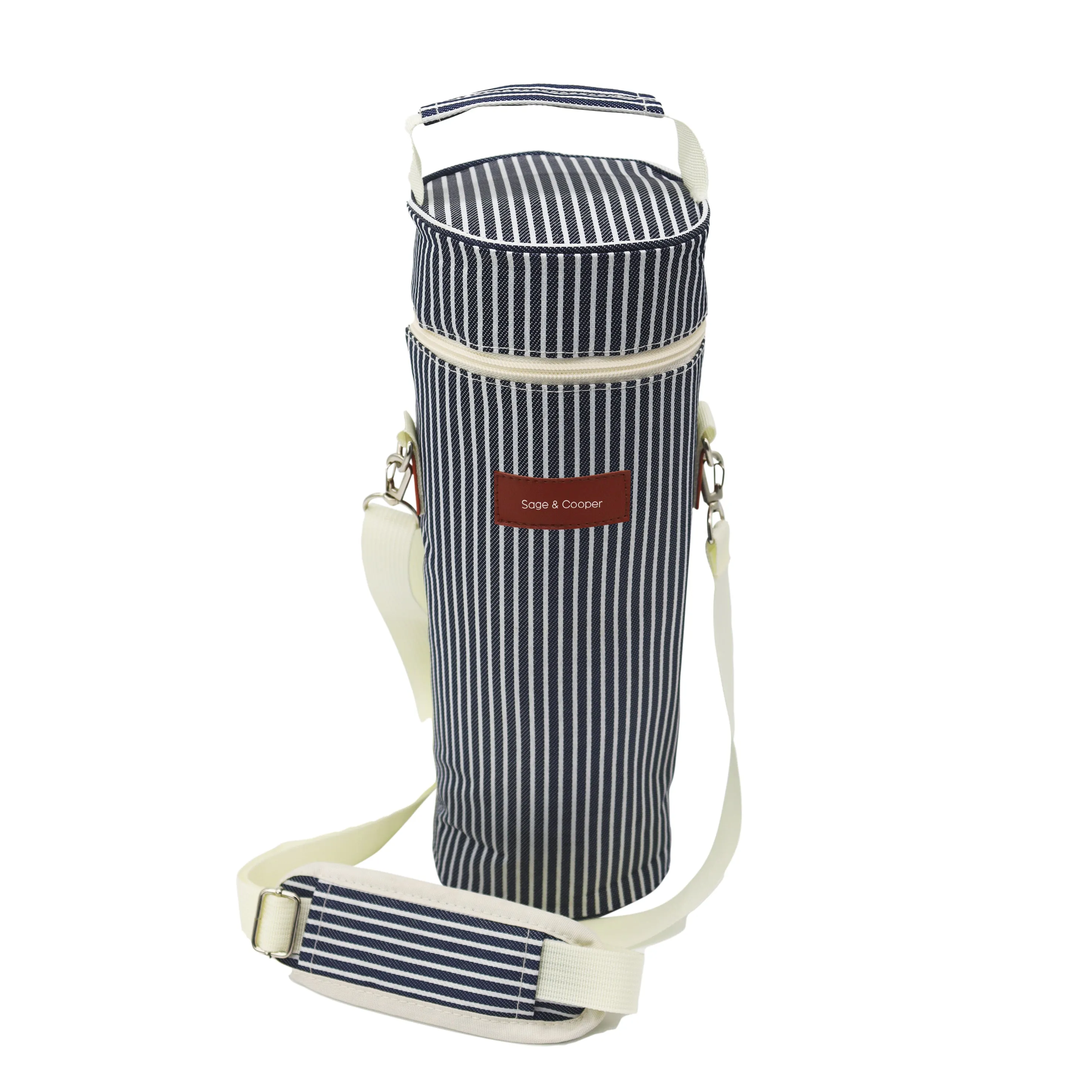 Caspian Cooler Bag Denim Stripe