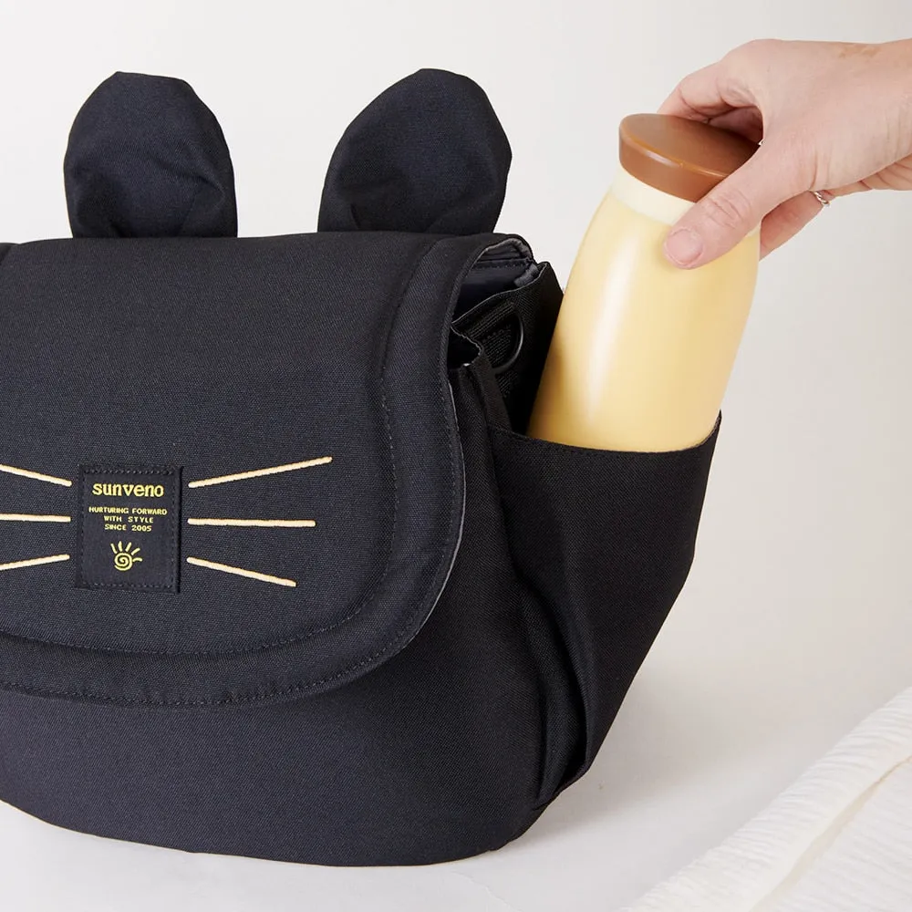 Cat-Style Mommy Travel Bag Baby Stroller Organizer