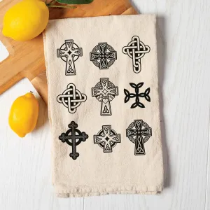 Celtic Cross Tea Towel