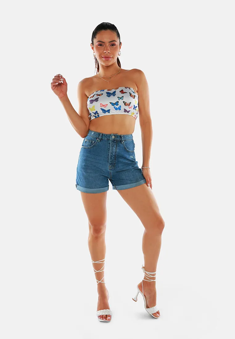 Chasing Butterflies Tube Top