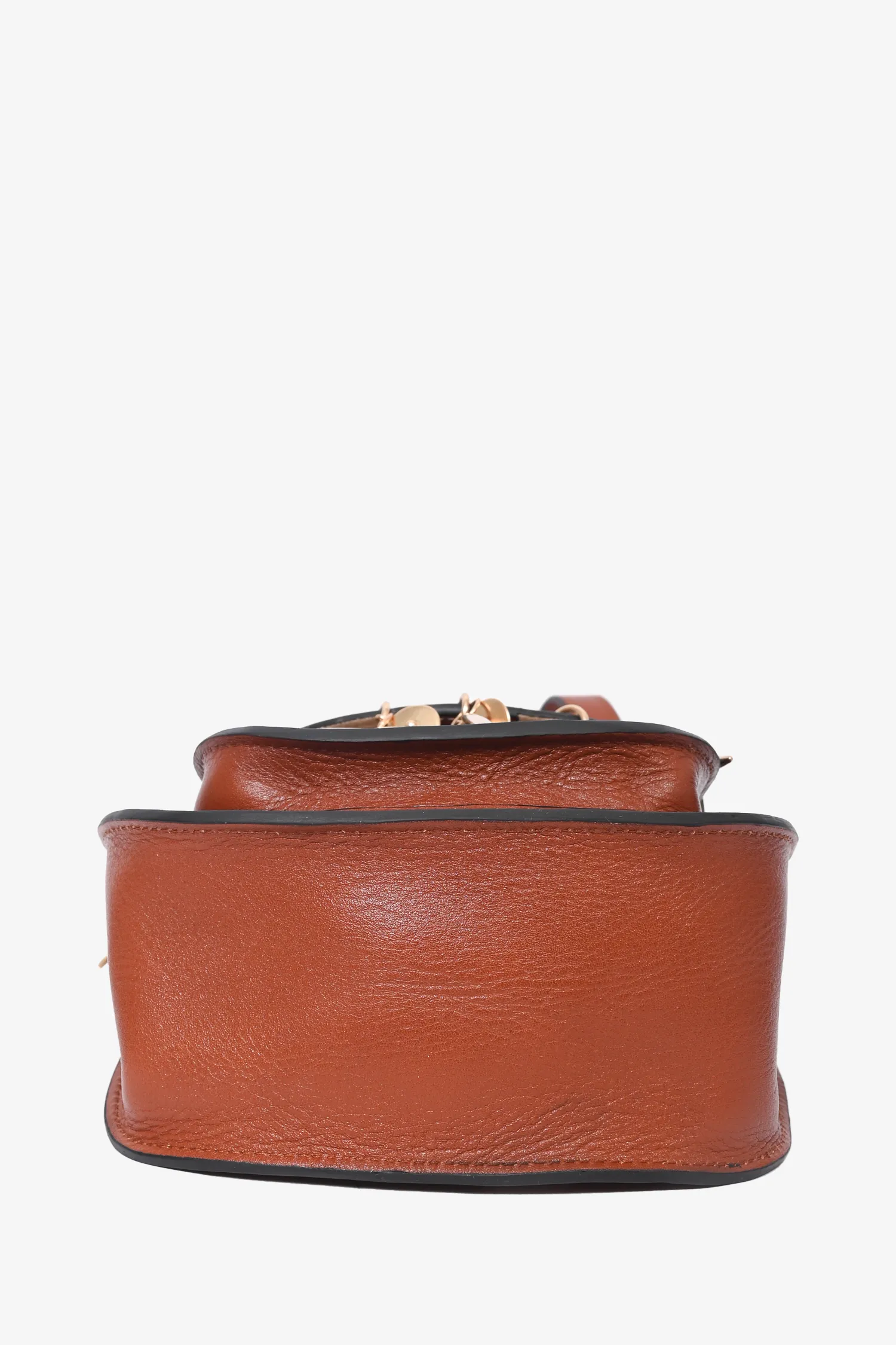 Chloe Brown Leather 'Hudson' Crossbody Bag