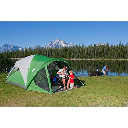 Coleman 6-Person Dome Tent with Screen Room | Evanston Camping