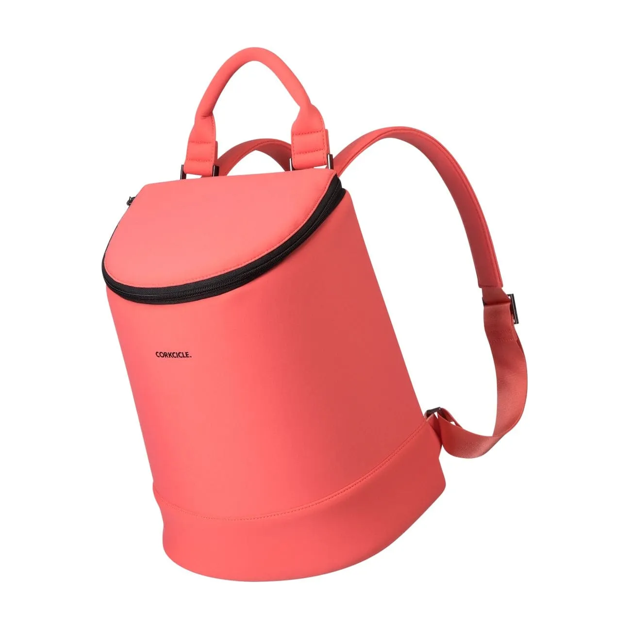 Corkcicle - Eola Bucket Cooler Bag - Coral Neoprene