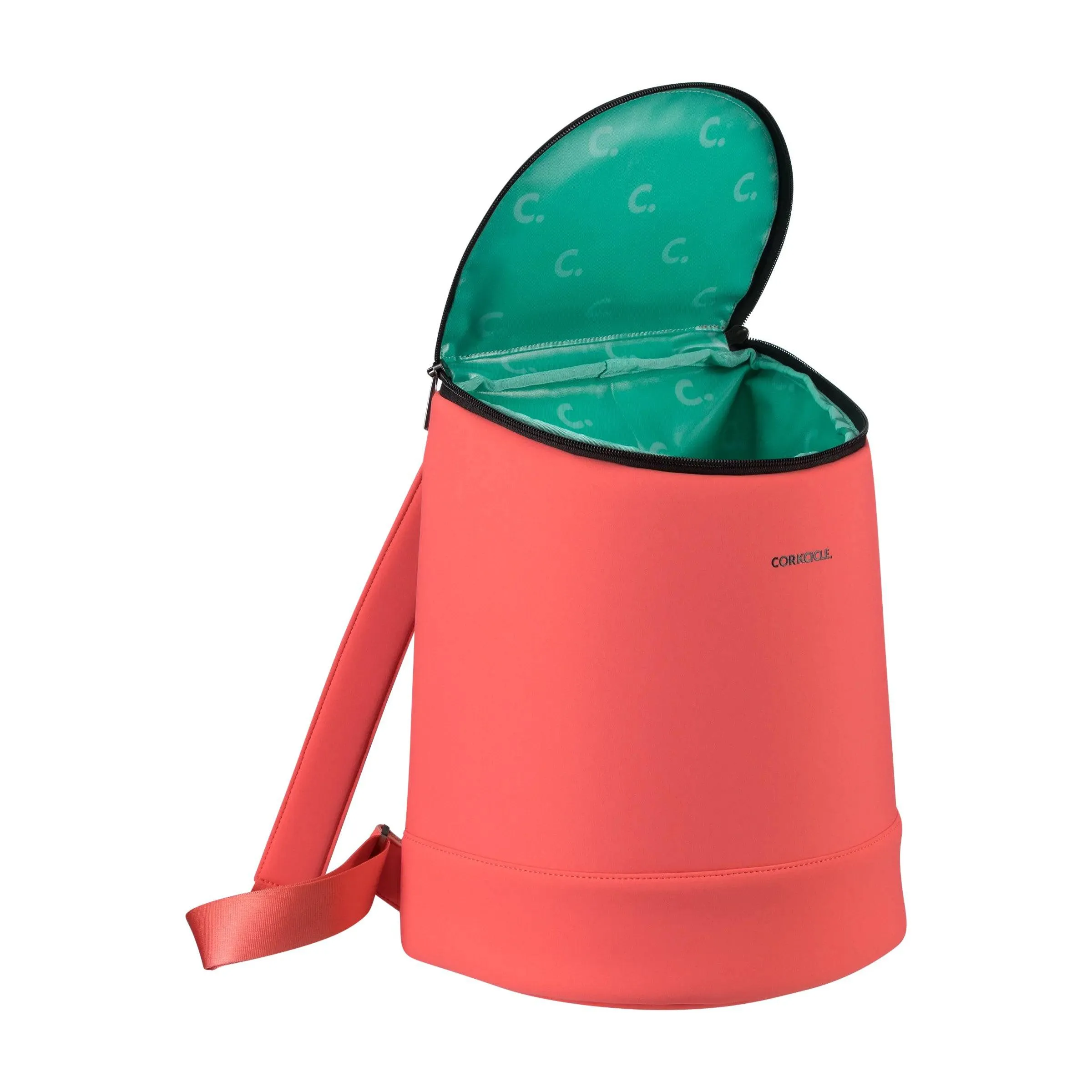 Corkcicle - Eola Bucket Cooler Bag - Coral Neoprene