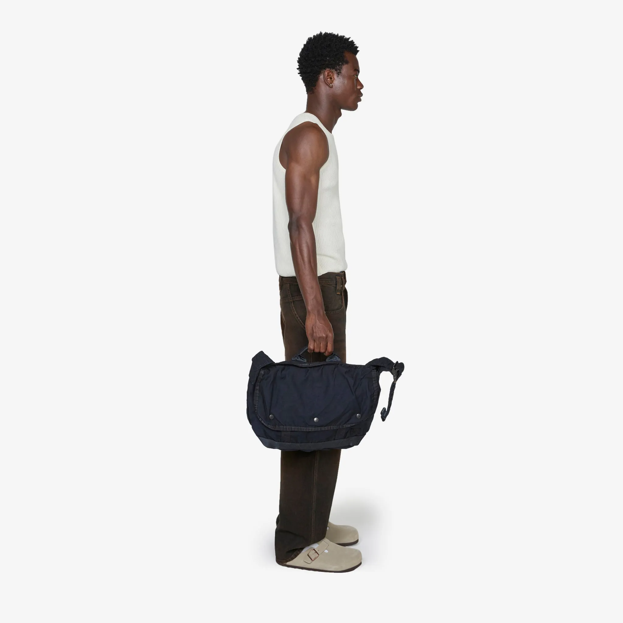 Crag Messenger Bag Navy (M)